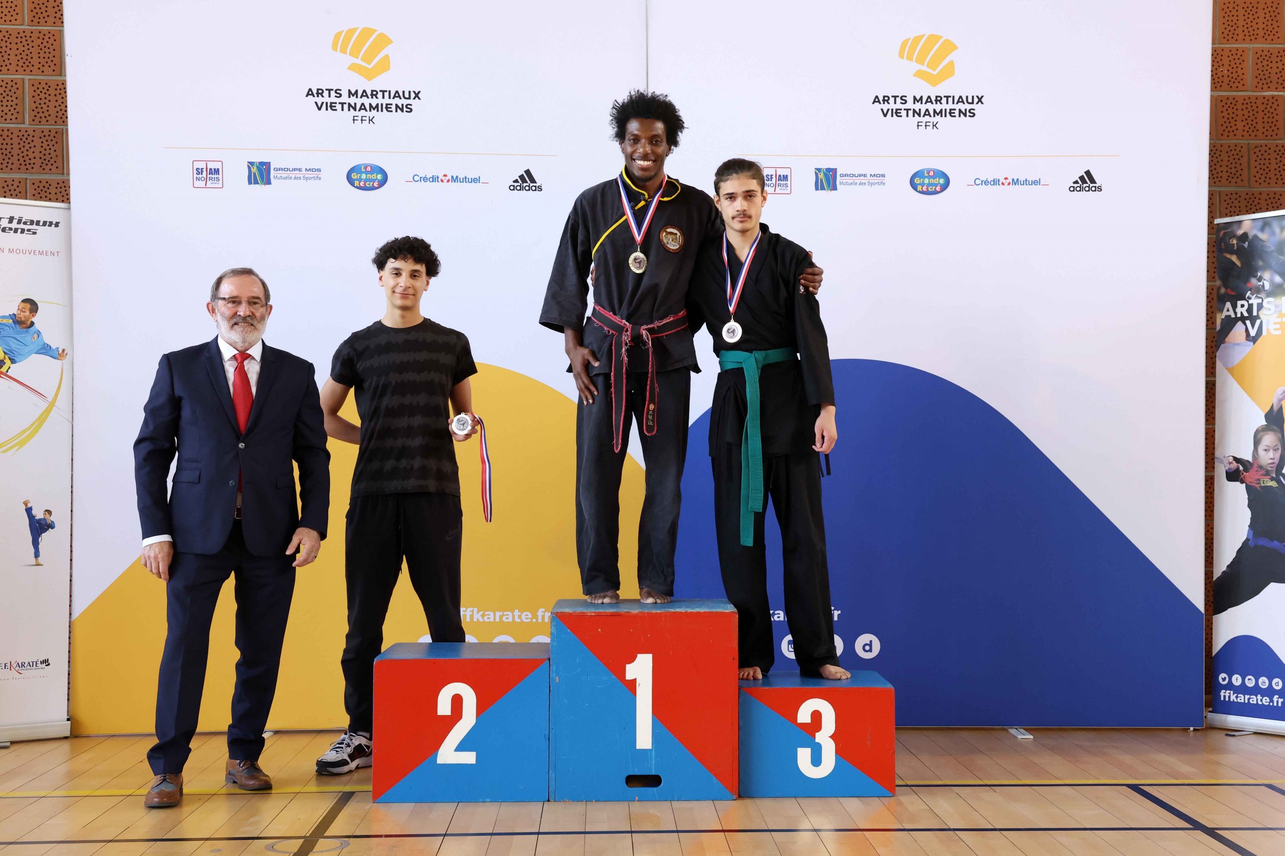 Championnat de France 2023 AMV - Podium Lucas - Chia Sé Fight Club