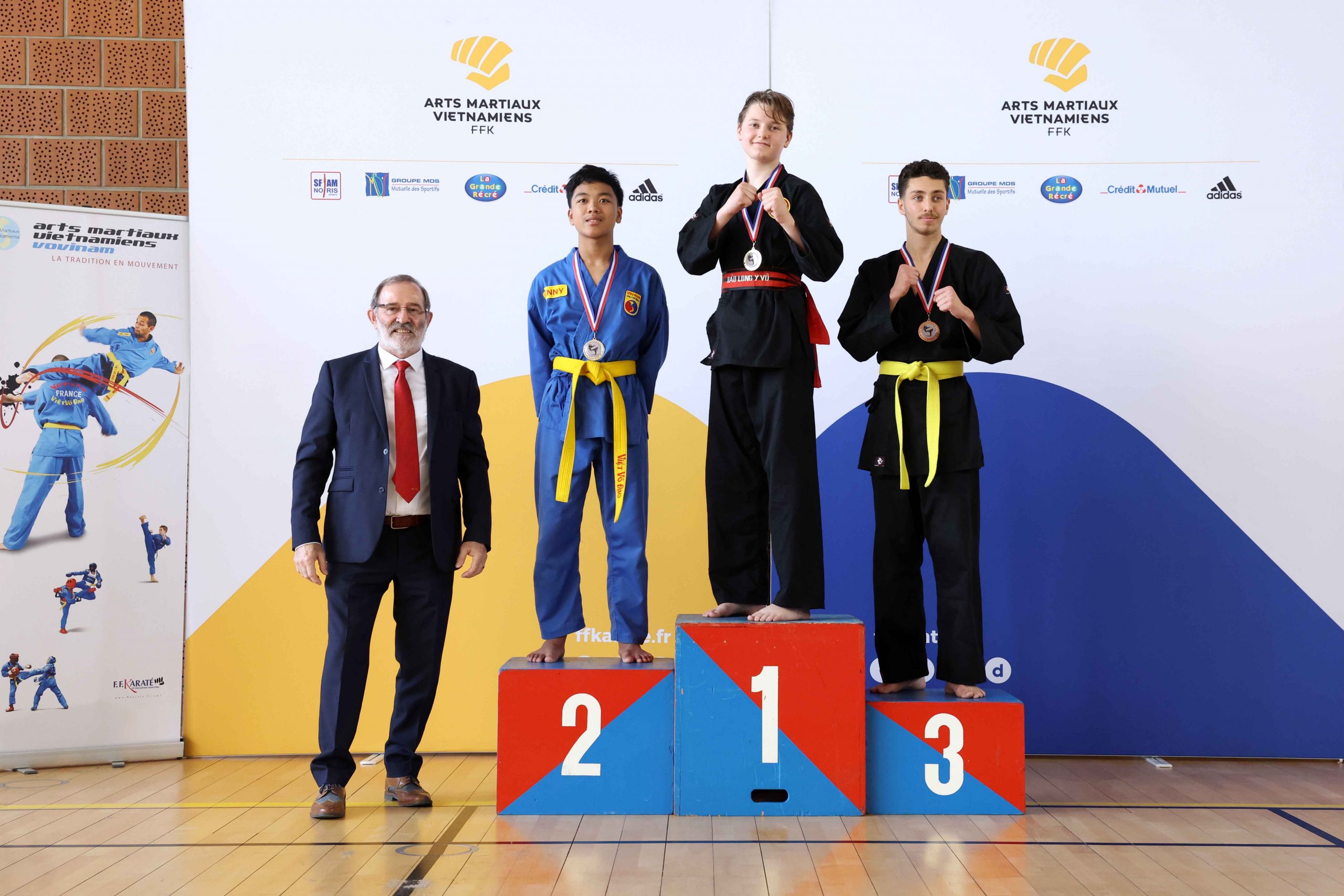 Championnat de France 2023 AMV - Podium Nolane - Chia Sé Fight Club